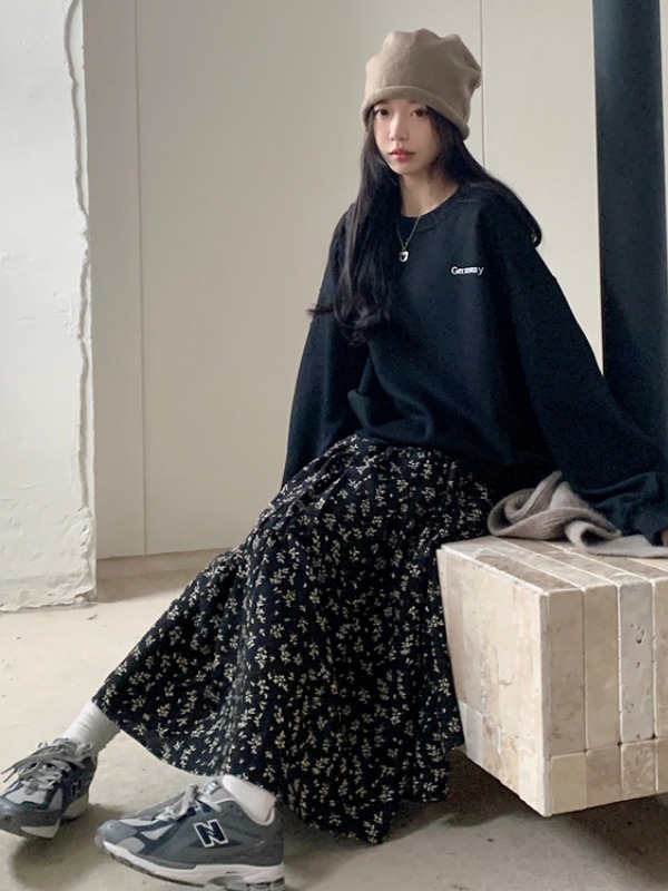 Gonna midi a vita alta con sta - Midi Skirt Floral recensione e prezzo