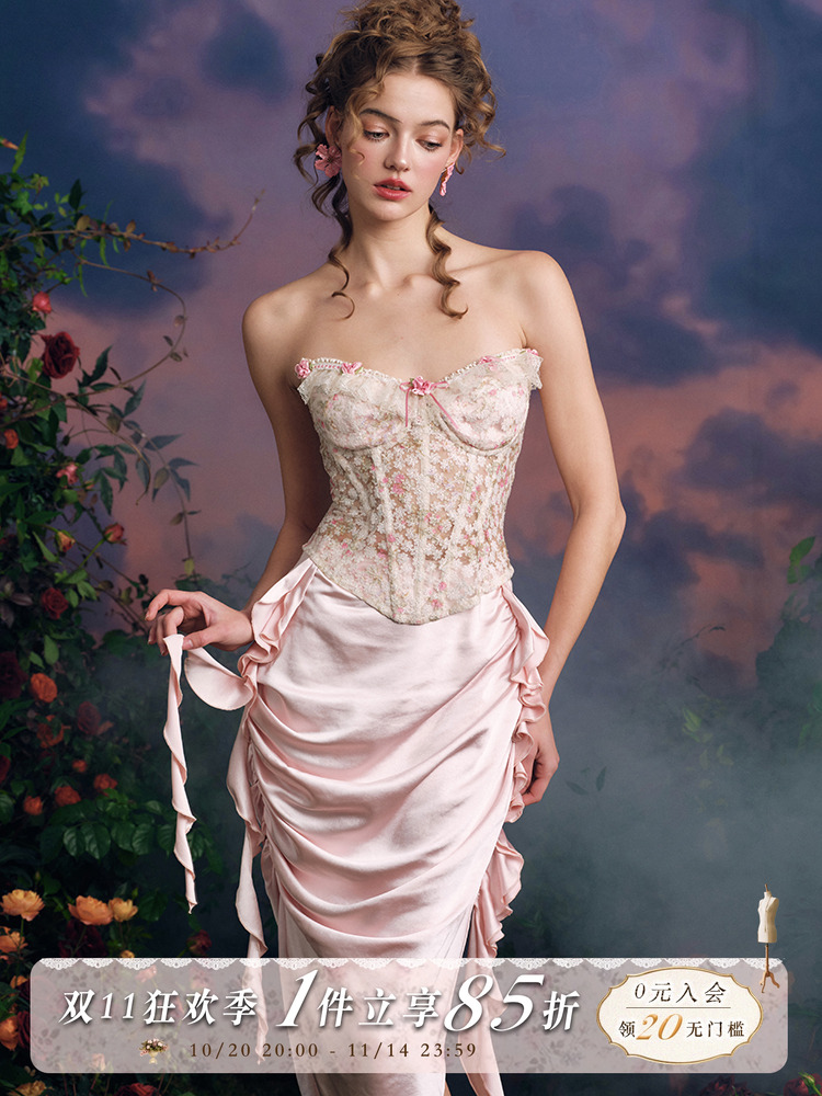 LaceMade Design originale da f - Midi Skirt Floral recensione e prezzo