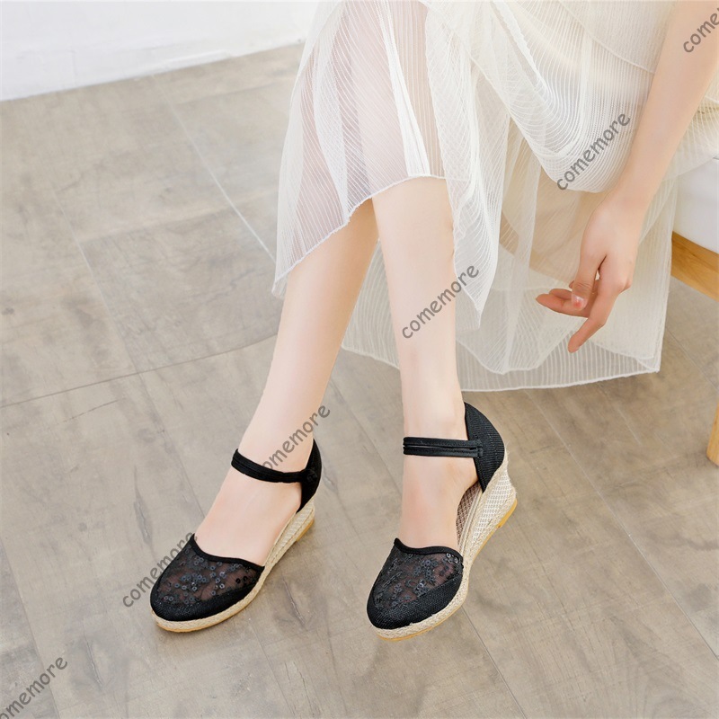 Sandali con zeppa in pizzo e r - Wedge Espadrille Women recensione e prezzo